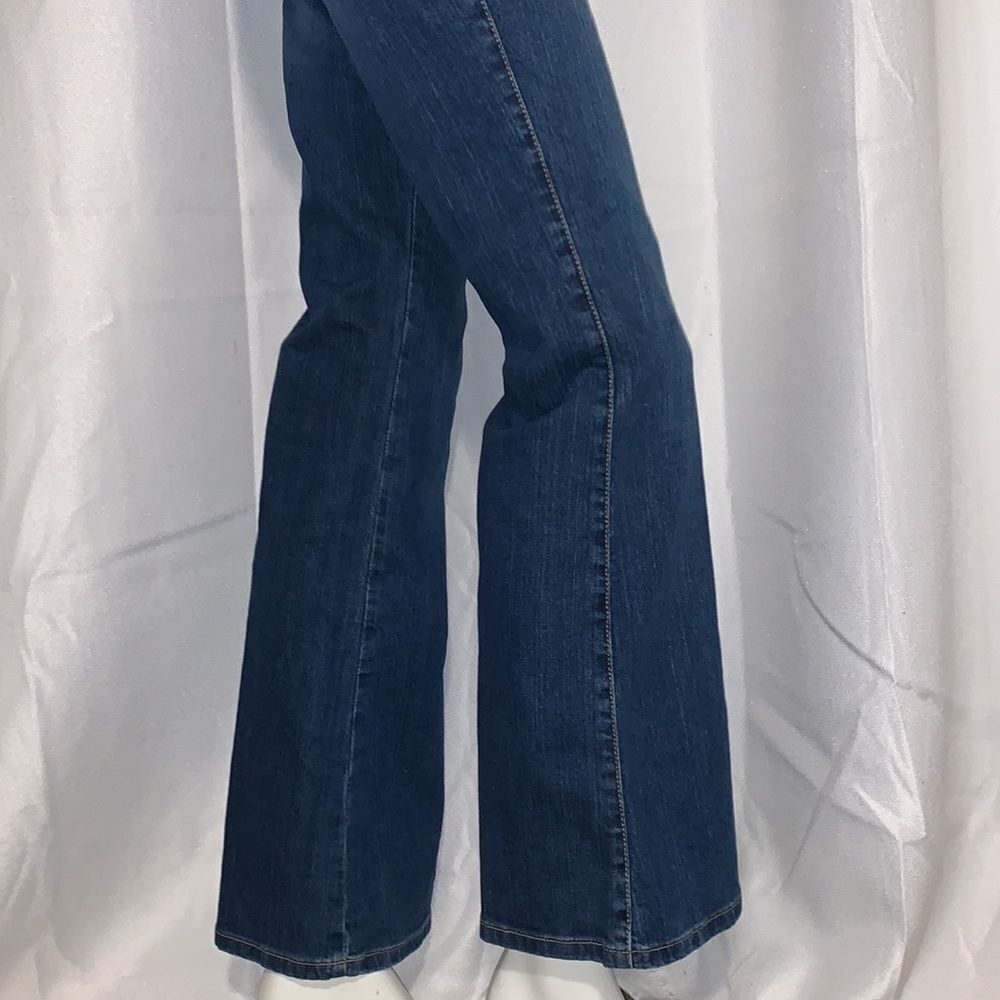 Vintage Blue Flare Wide Leg Jeans - Picture 10 of 16